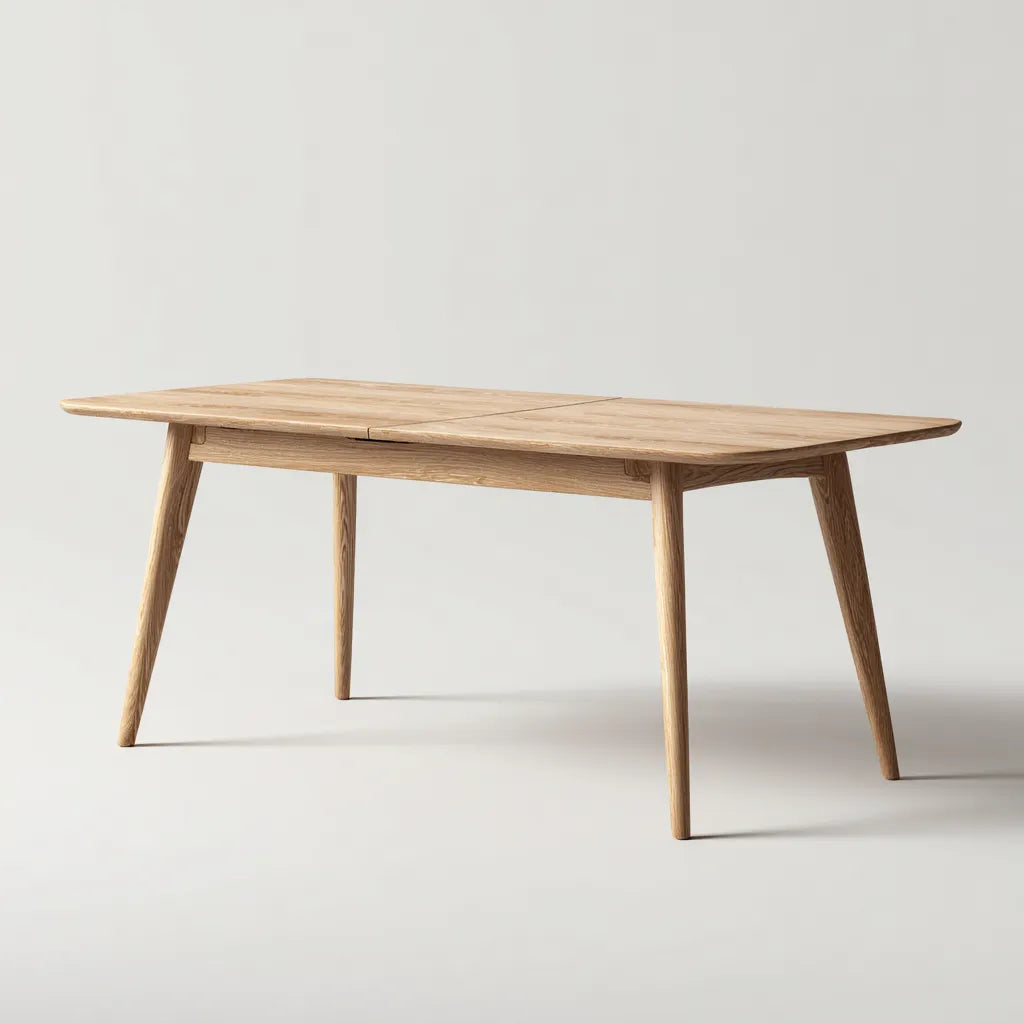 Tavolo da pranzo 140×80×75 cm - legno - piano allungabile per sala da pranzo