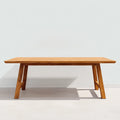 Tavolo da pranzo 180×90×75 cm - legno - piano rettangolare per sala da pranzo essenziale