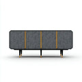 Credenza 160×42×90 cm - grigio - sala da pranzo - stile decorativo con contenimento